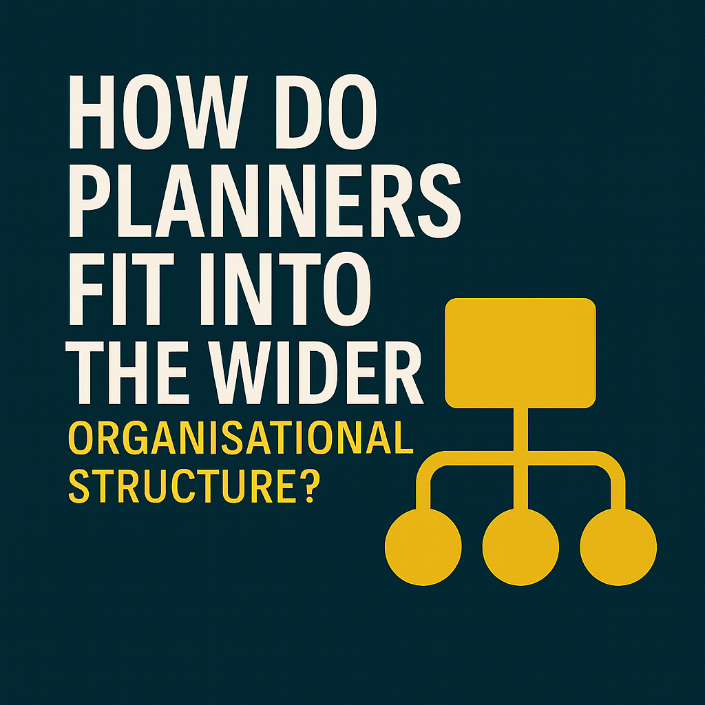 How Do Planners Fit into the Wider Organisational Structure?