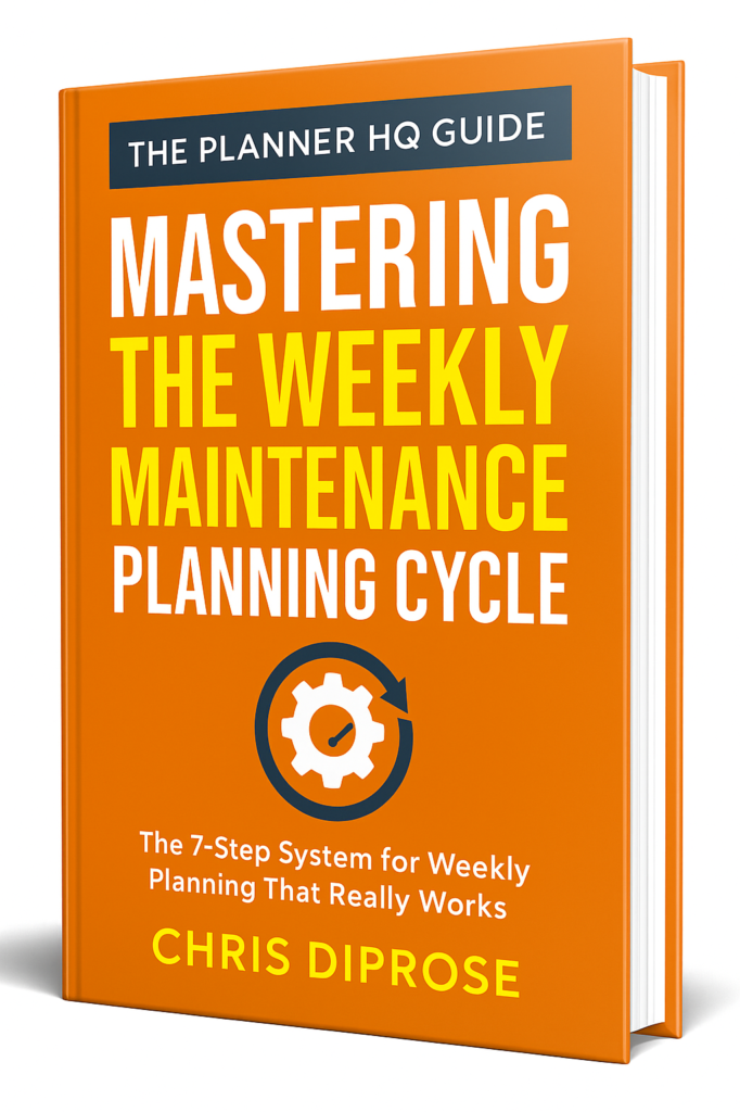 Mastering The Weekly Maintenance Planning Cycle Handbook