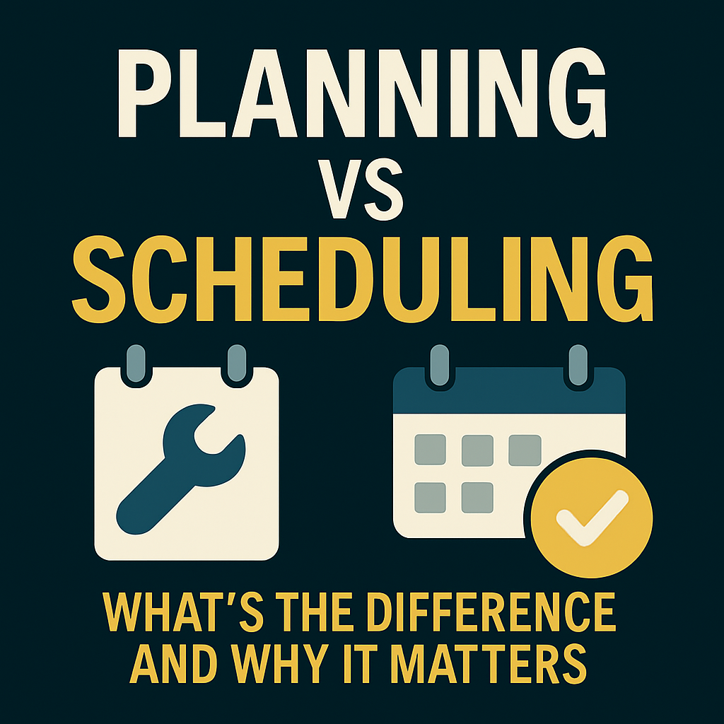 Planning vs Scheduling
