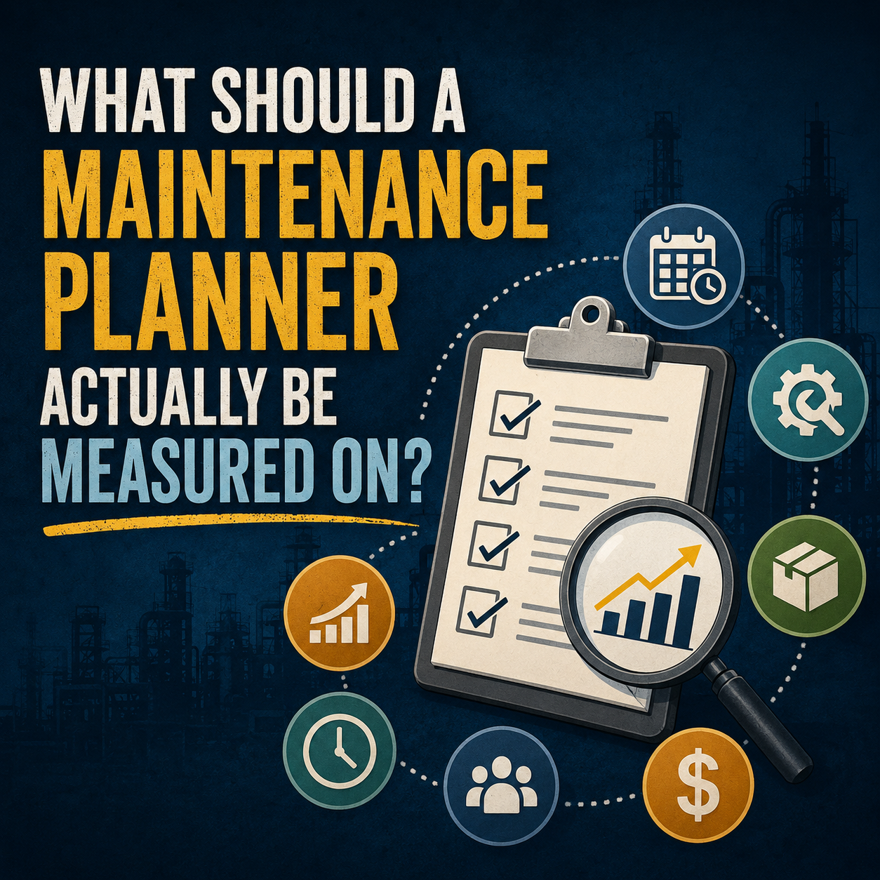 What Should a Maintenance Planner Actually Be Measured On?
