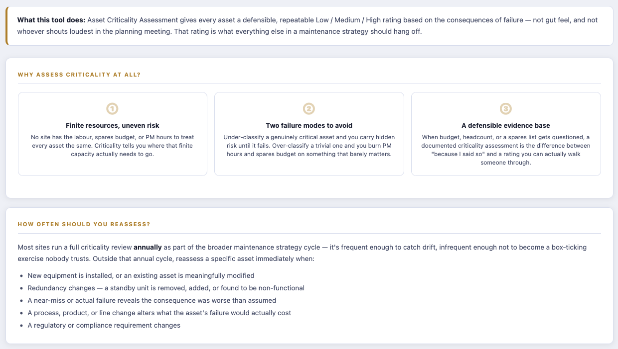 Asset Criticality Assessment Tool - Pro - Image 2