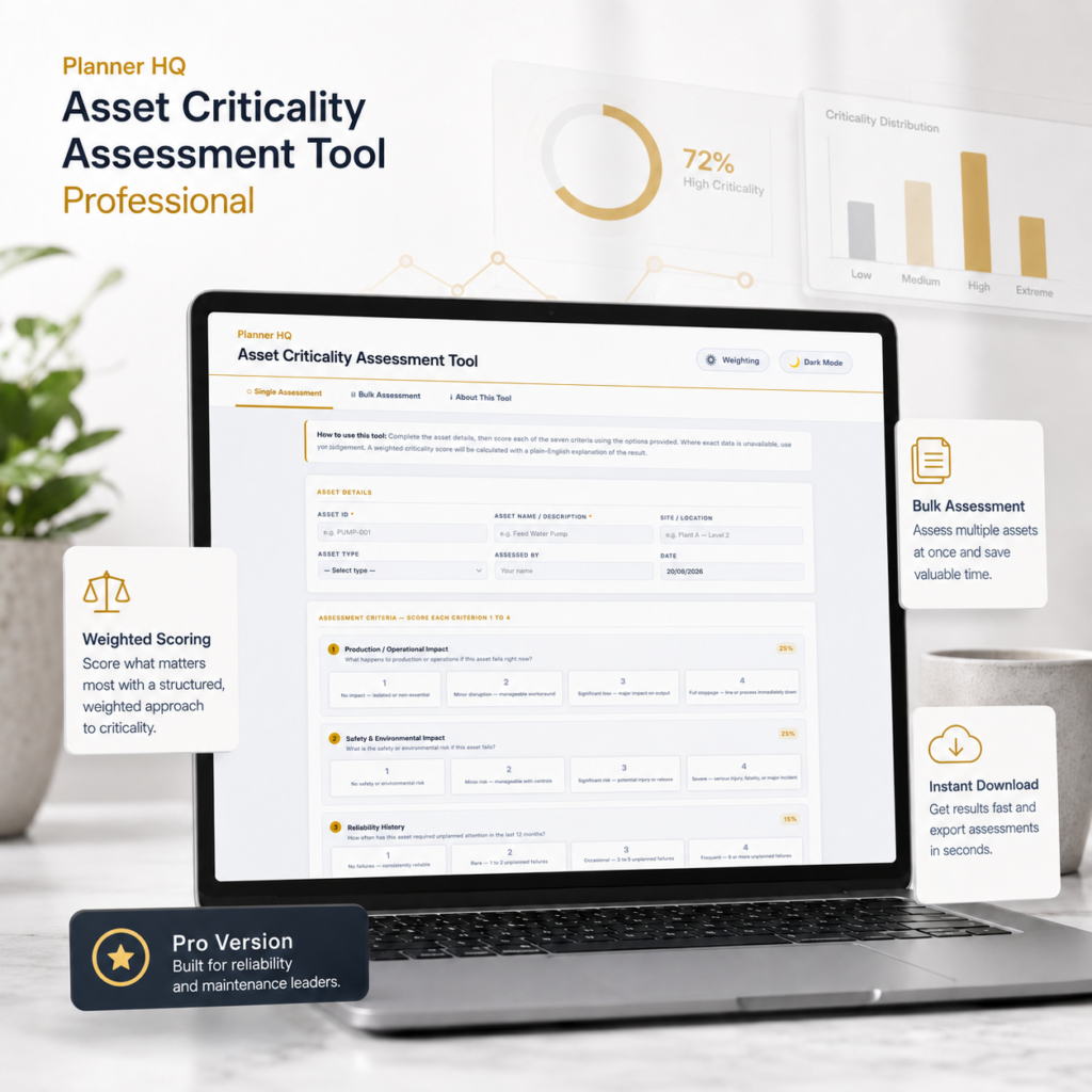 Assest Criticality Assessment Tool - Pro